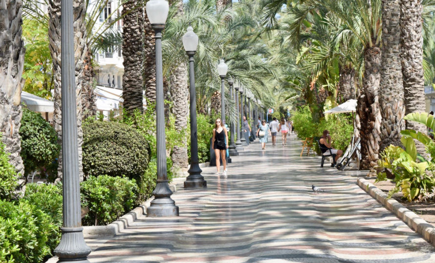 Walking Down the Avenue - Alicante
