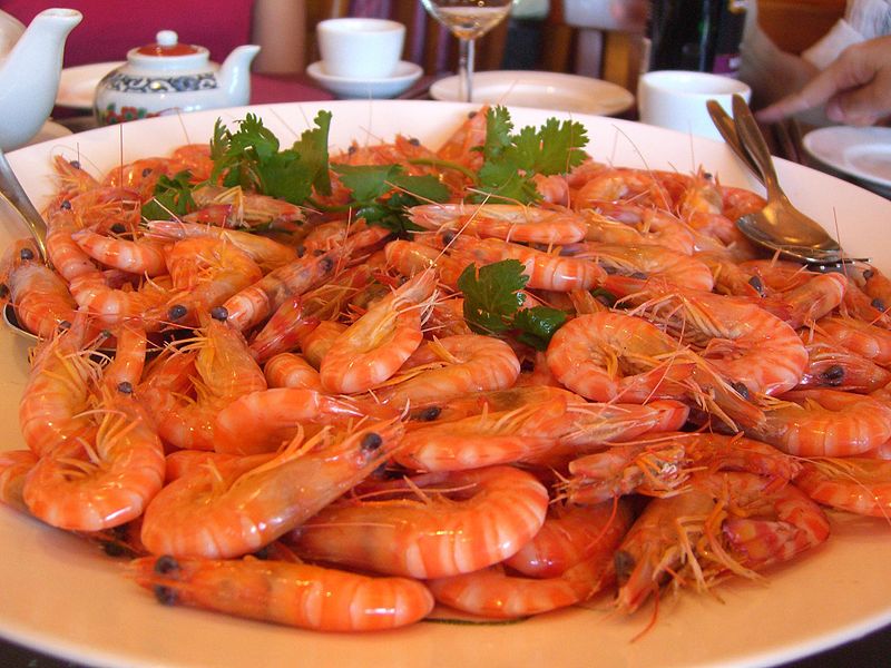 Boiled Prawns