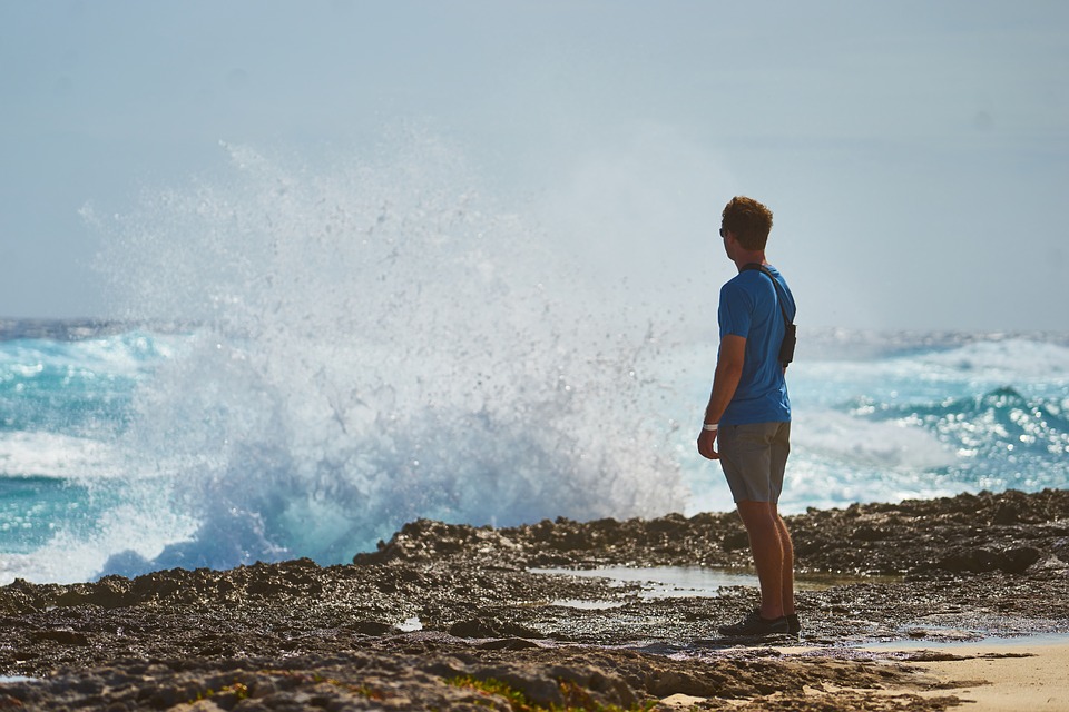 Man on the Beach