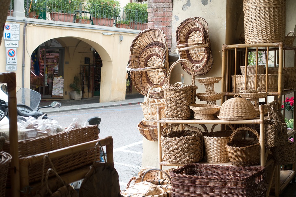 Baskets in Market