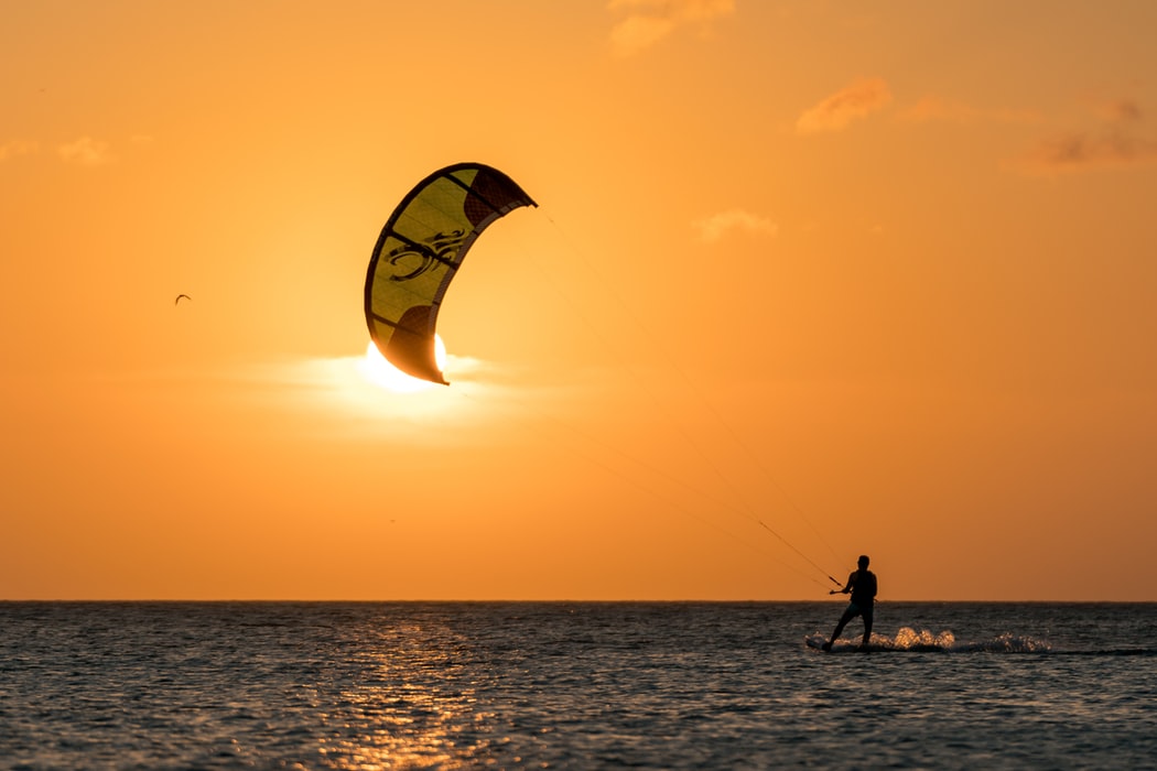 Kite surfing