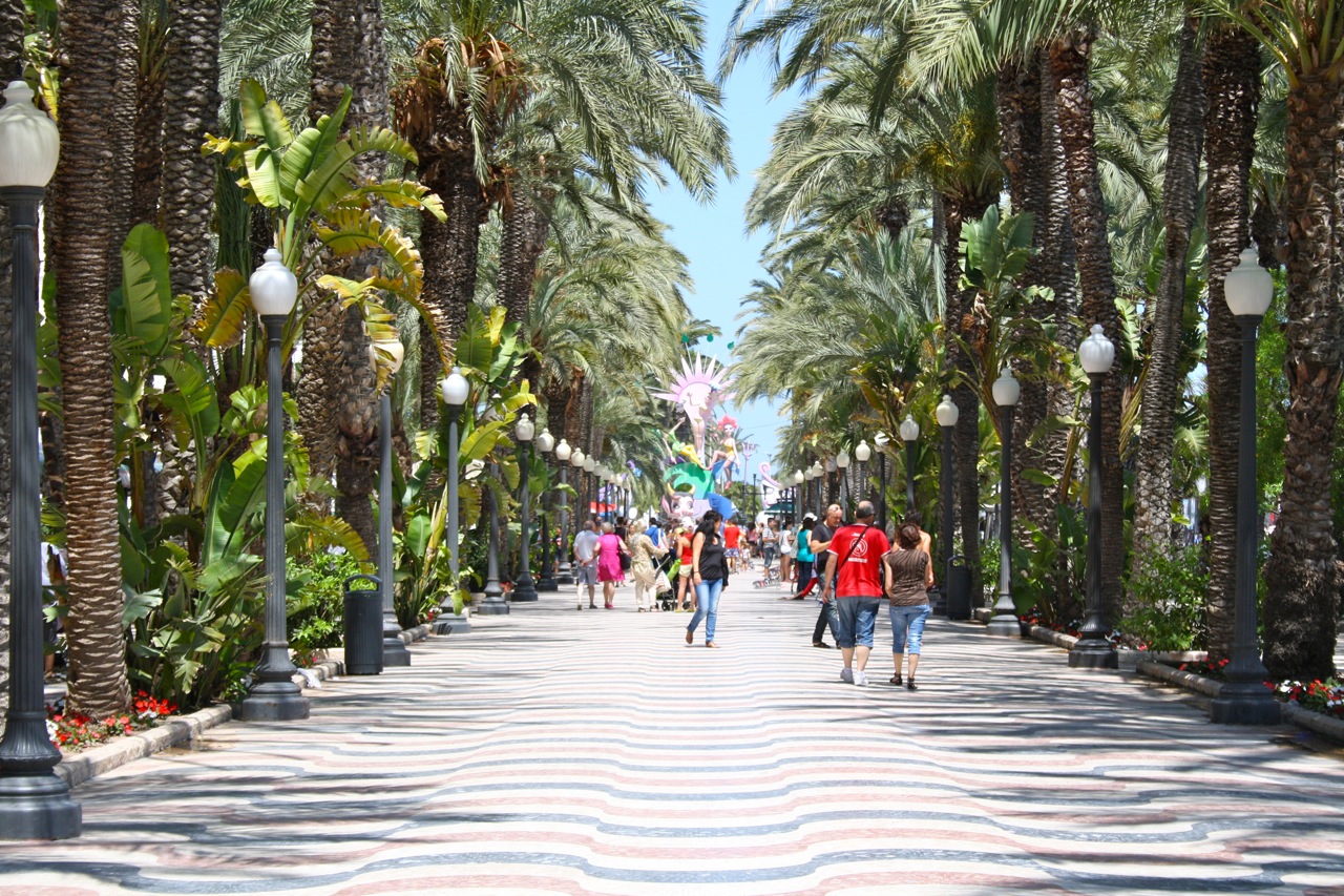 Promenade Esplanade Alicante