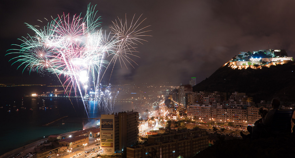 Fireworks in Alicante
