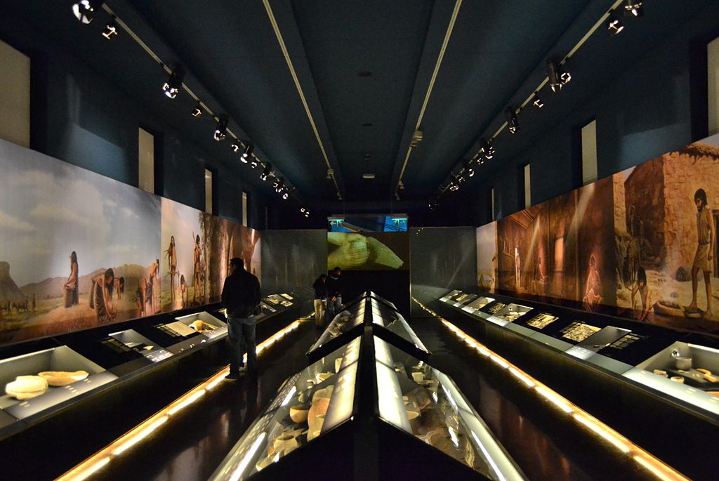 Interior of Archaeological Museum Alicante