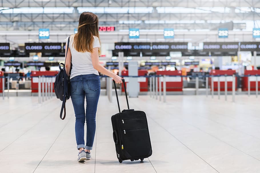 Passenger at airport