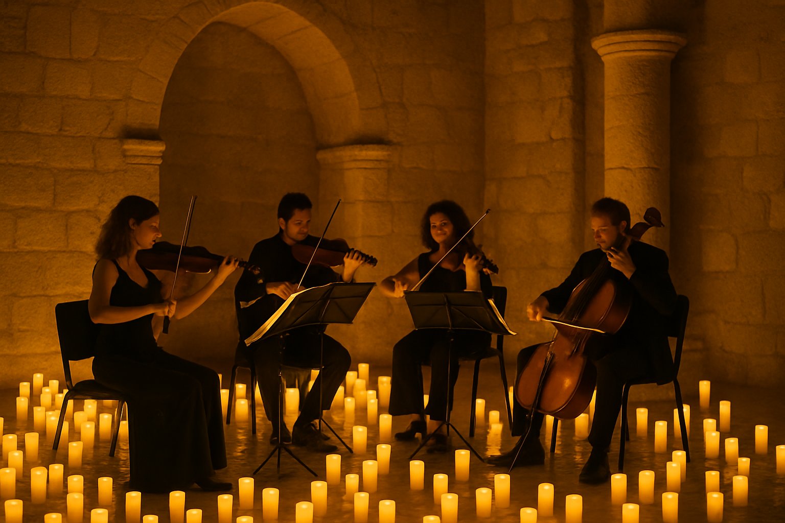 candlelit string quartet concert